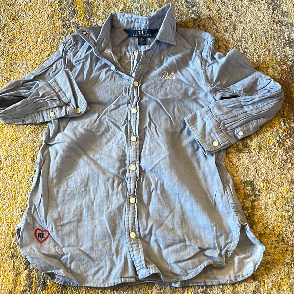 Polo Ralph Lauren button down chambray shirt
